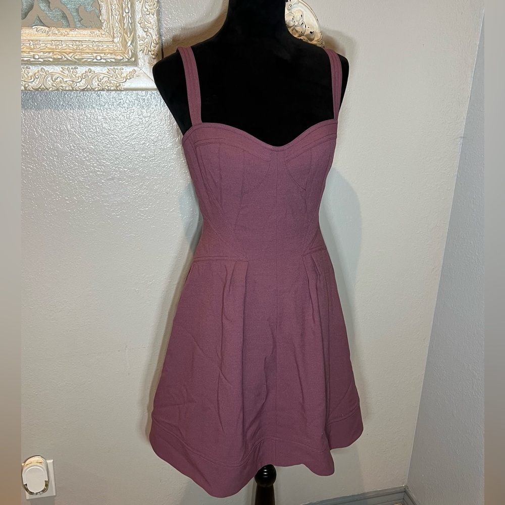 Zac Posen Mauve a-line summer dress